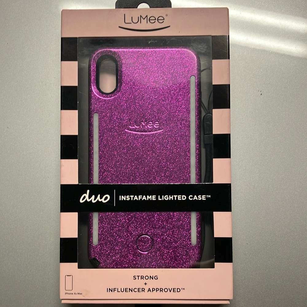 LuMee Duo Instaframe Lighted Case (iphone XS Max)